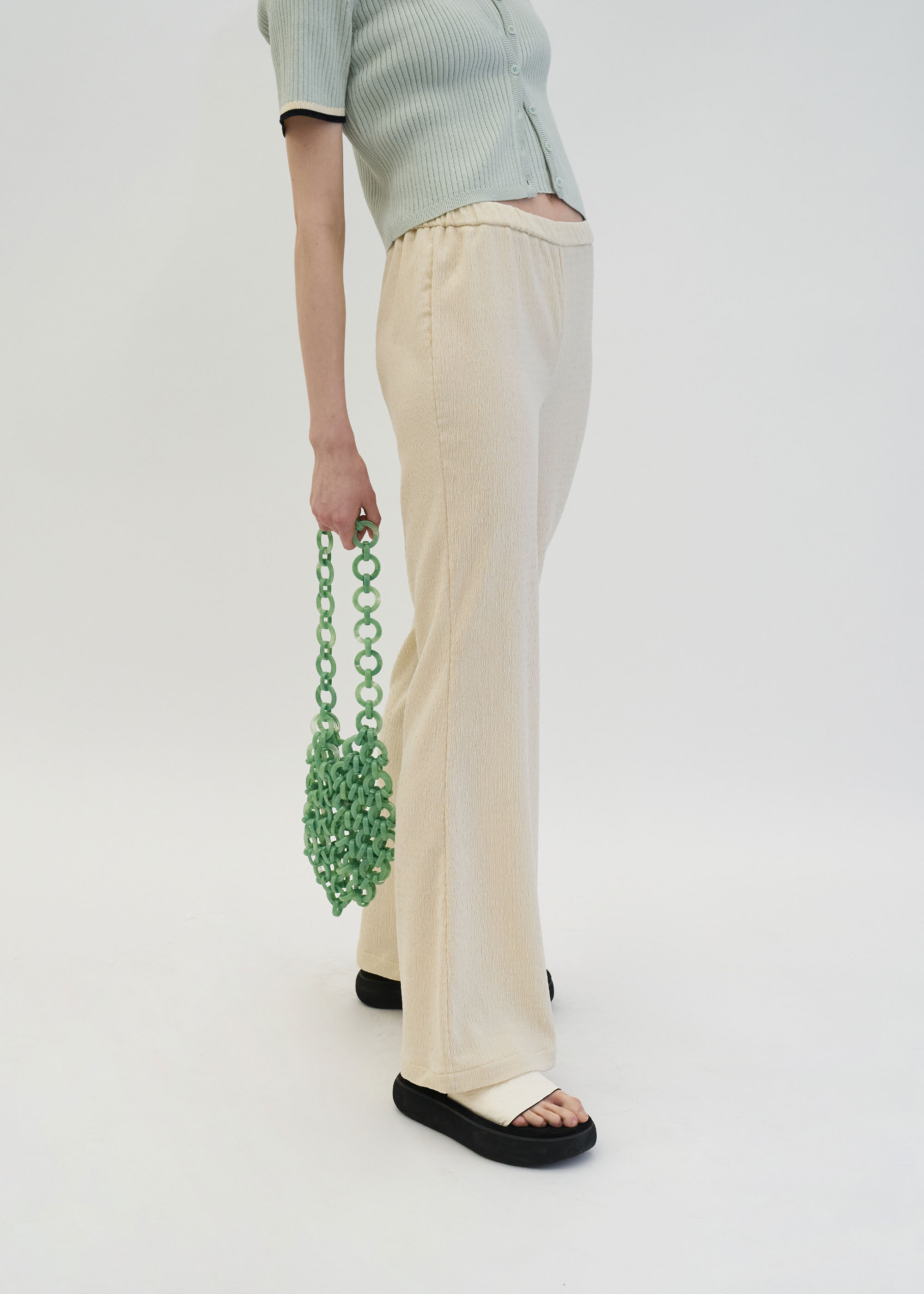 21SUMMER COIL PANTS [IVORY]